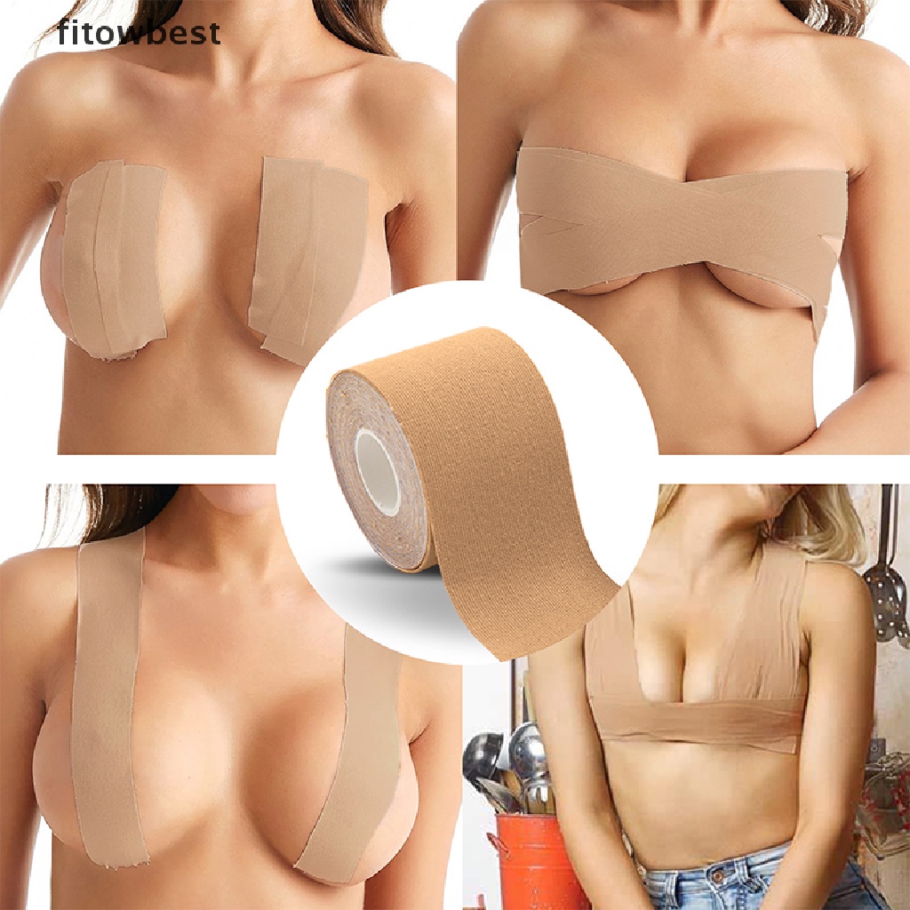 Cuộn băng dán ngực GJCUTE FTVN QDD năng ngực bằng silicon tiện dụng chất lượng cao