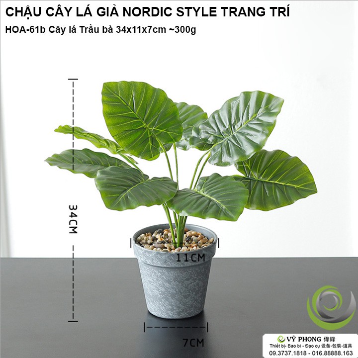 CHẬU CÂY LÁ GIẢ NORDIC TRANG TRÍ NHÀ CỦA ĐẠO CỤ CHỤP ẢNH SẢN PHẨM INS HOA-61