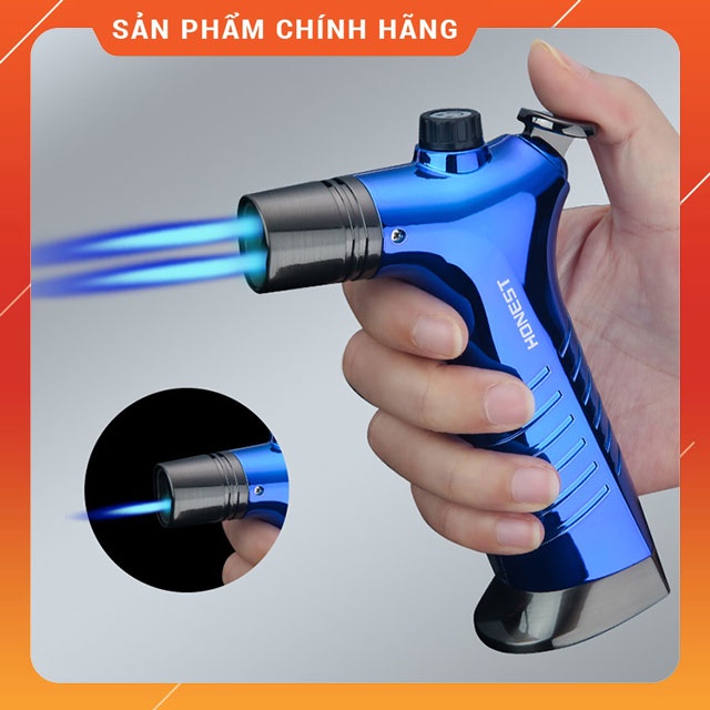 Quà Tặng Sếp 𝓗𝓸̣̂𝓹 𝓠𝓾𝓮̣𝓽 𝓫𝓪̣̂𝓽 𝓵𝓾̛̉𝓪 Gas Honest BCZ-536 Khò 2 Tia Mạnh Mẽ - Nhiều Màu