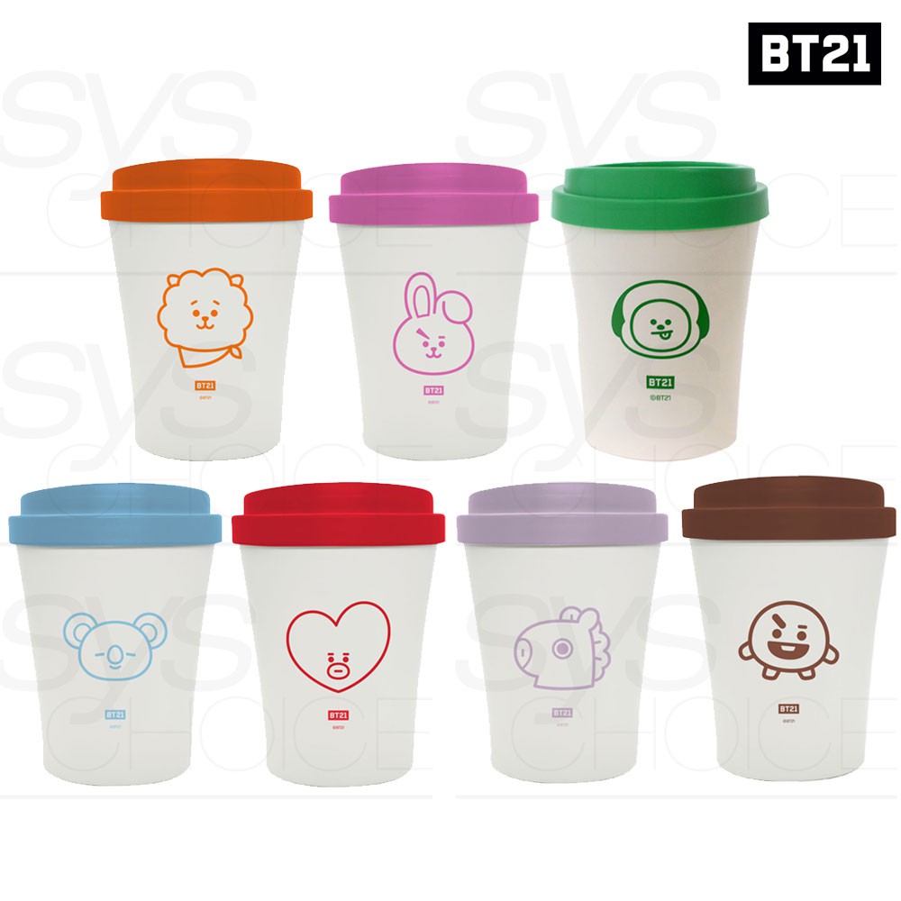BTS BT21 Official Hàng Authentic Swing Mini Trash Can 2.8L By Yuyu