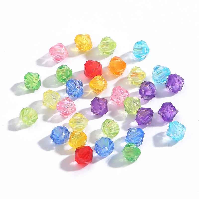 Hạt acrylic pha lê dùng làm đồ trang sức thủ công 4-10mm