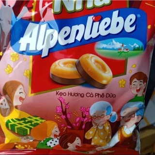 KẸO ALPENLIEBE CAFE DỪA (GÓI 34V-119gr)