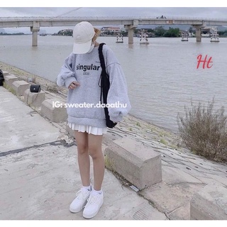 Áo nỉ bo SINGULA nỉ cotton HT12