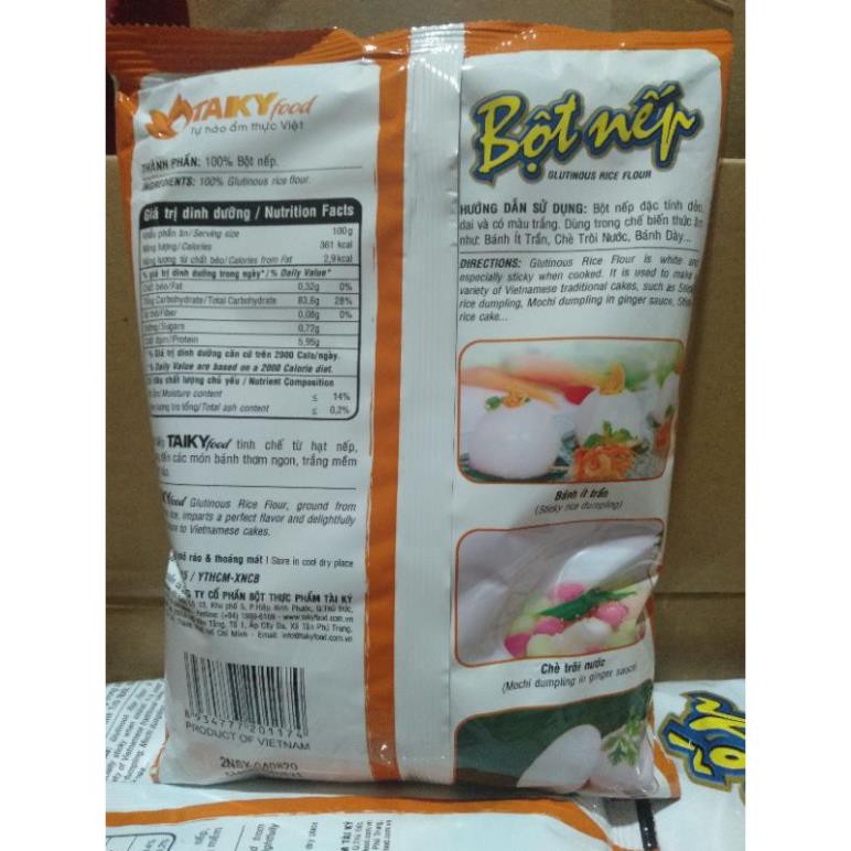 Bột nếp tài ký làm bánh ít trần,chè trôi nước ,bánh dày...