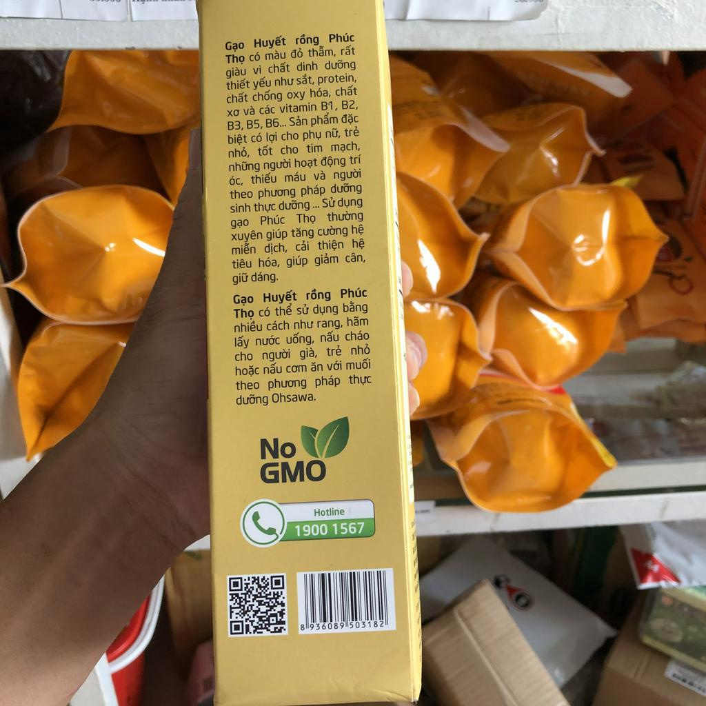 Gạo lứt đỏ huyết rồng PHÚC THỌ VINASEED 1kg