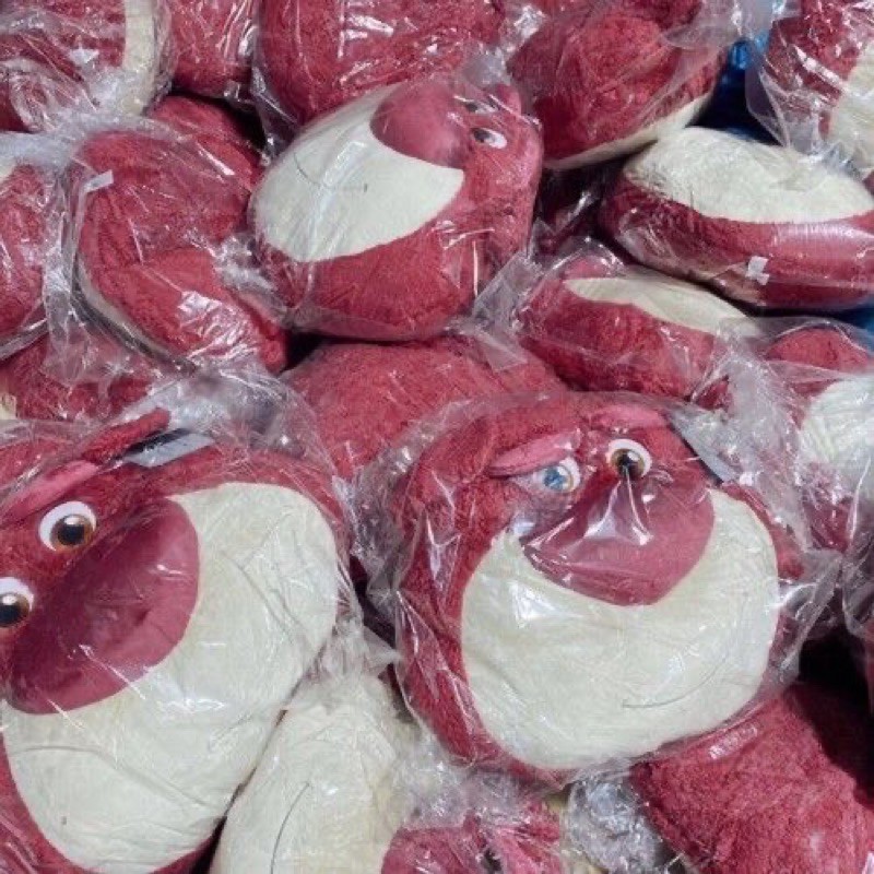 Gấu bông/Gối Lotso Hugging Bear Disney thơm strawberry xinh xắn 🍓