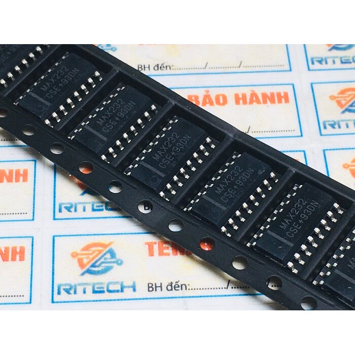 Combo 4 con MAX232CSE, MAX232 SOP-16 ic chức năng