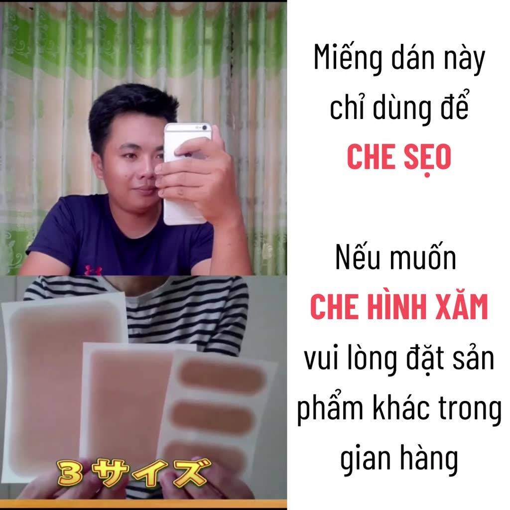 Miếng dán che sẹo Nhật Bản Sakura miếng dán che khuyết điểm nhiều màu, nhiều size, chống nước | BigBuy360 - bigbuy360.vn