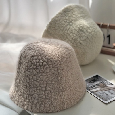 Nón vành nhỏ phối lông thỏ thời trang thu đông cho nữ