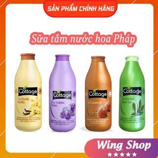 🛑FreeShip🛑Sữa Tắm Cottage Pháp 750ML | Sữa Tắm Dưỡng Trắng, Mềm Mịn Da | Hàng Chính Hãng