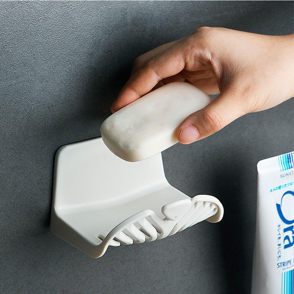 Giá Đỡ Xà Phòng Gắn Tường Bằng Nhựa Tự Dính