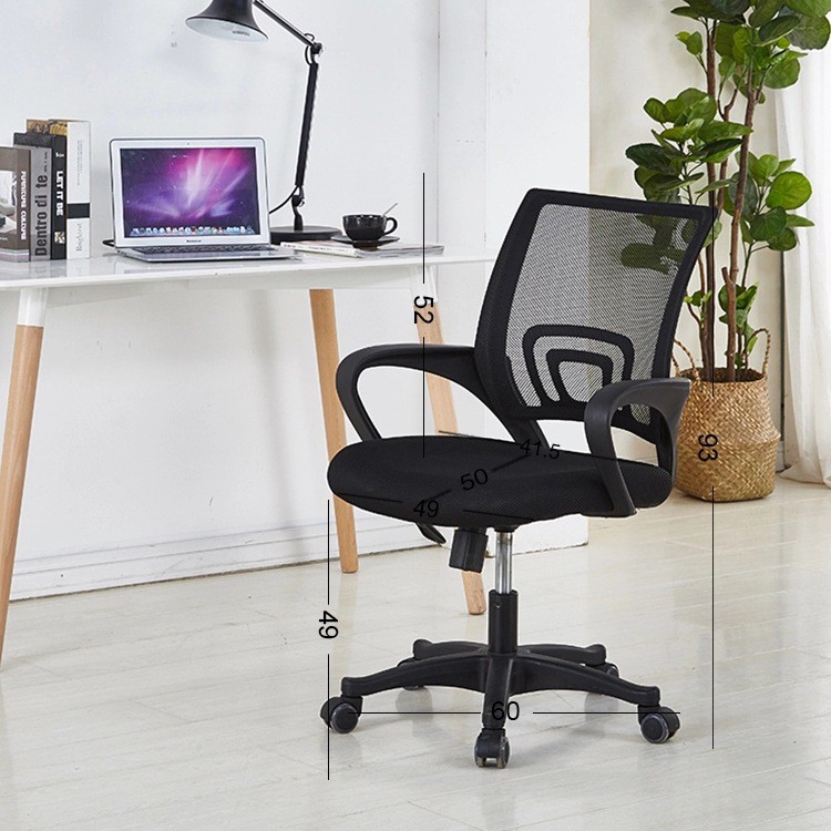 Ghế xoay văn phòng cao cấp đệm lưới thoáng khí, ghế ngồi làm việc học tập thoải mái êm ái chống gù lưng