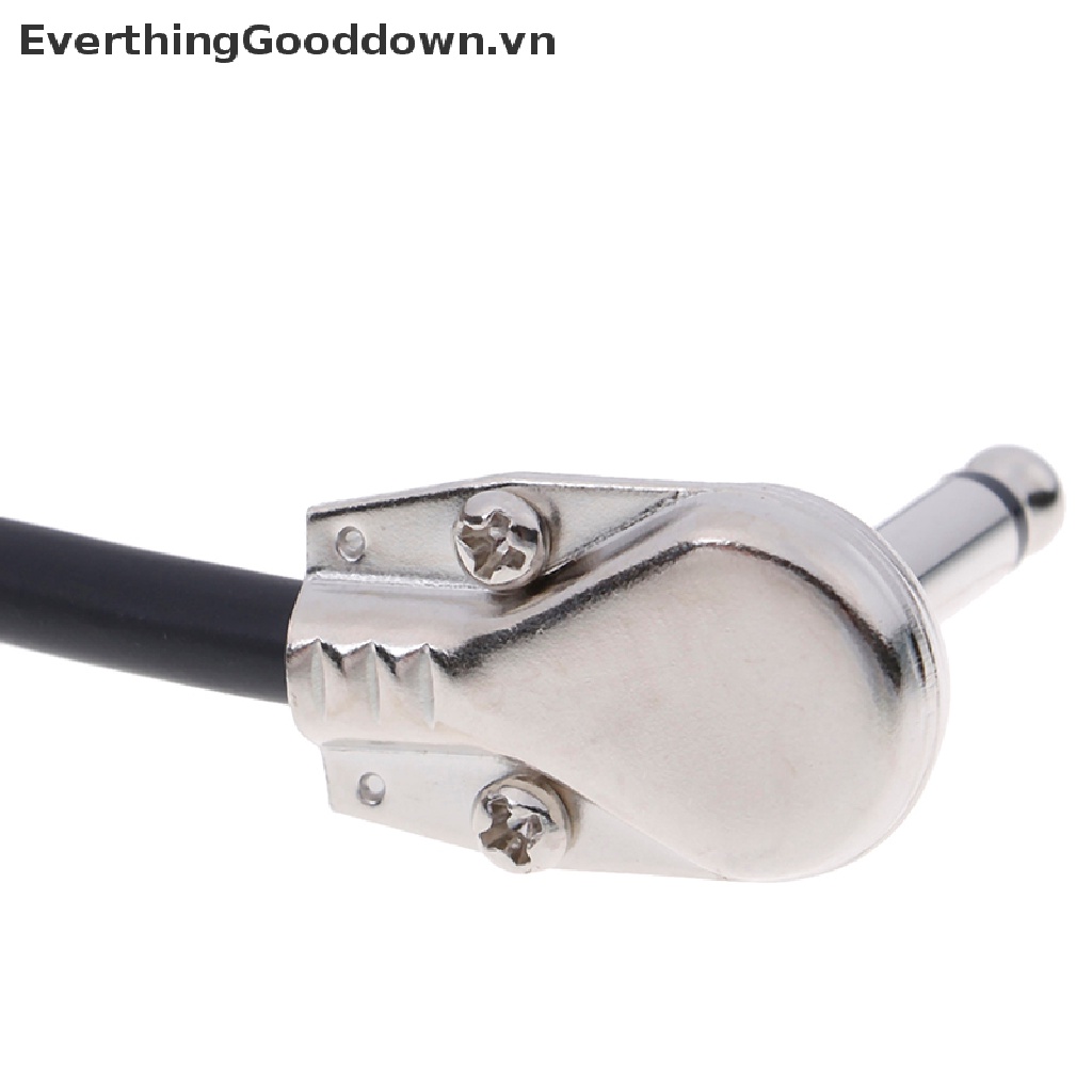 Everthinggooddown Dây Cáp Hiệu Ứng Góc Phải 6.35 15 / 20 / 30cm Cho Guitar