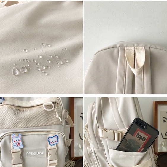 Balo nữ Cặp đi học nam nữ thời trang giá rẻ ZONY Balo đi học ulzzang  Ba lô laptop vải chống nước học sinh sinh viên