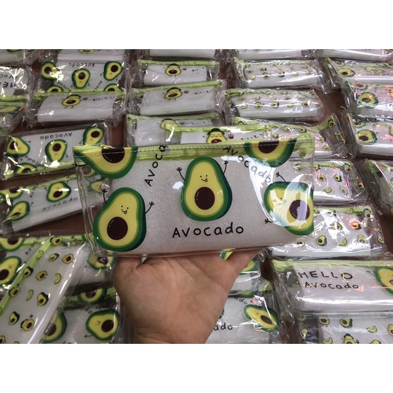 Hộp bút bơ trong