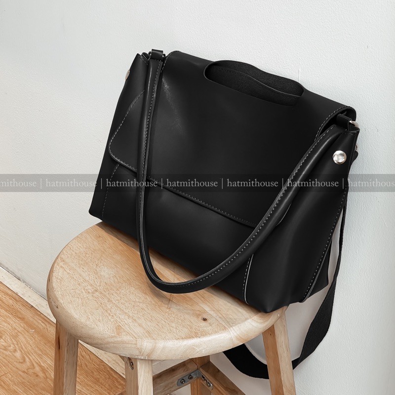 Túi da nam nữ vintage đeo được 3 kiểu