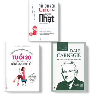 Sách: ComBo 3 Cuốn Tuổi 20 Sức Hút Từ Kỹ Năng Giao Tiếp+Nói Chuyện Thú Vị Bậc Thầy Của Nghệ Thuật Giao Tiếp
