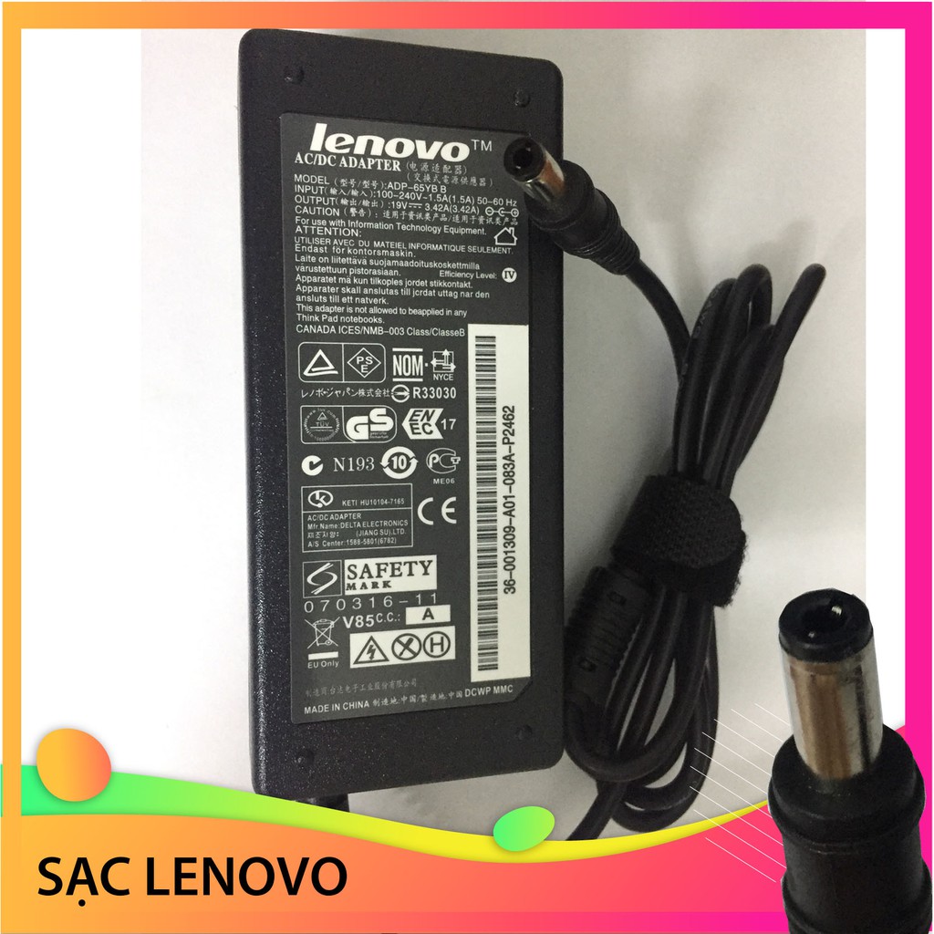 Sạc Laptop LENOVO 19V 3.42A