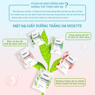 Mặt nạ giấy Vedette Cà chua 22ml