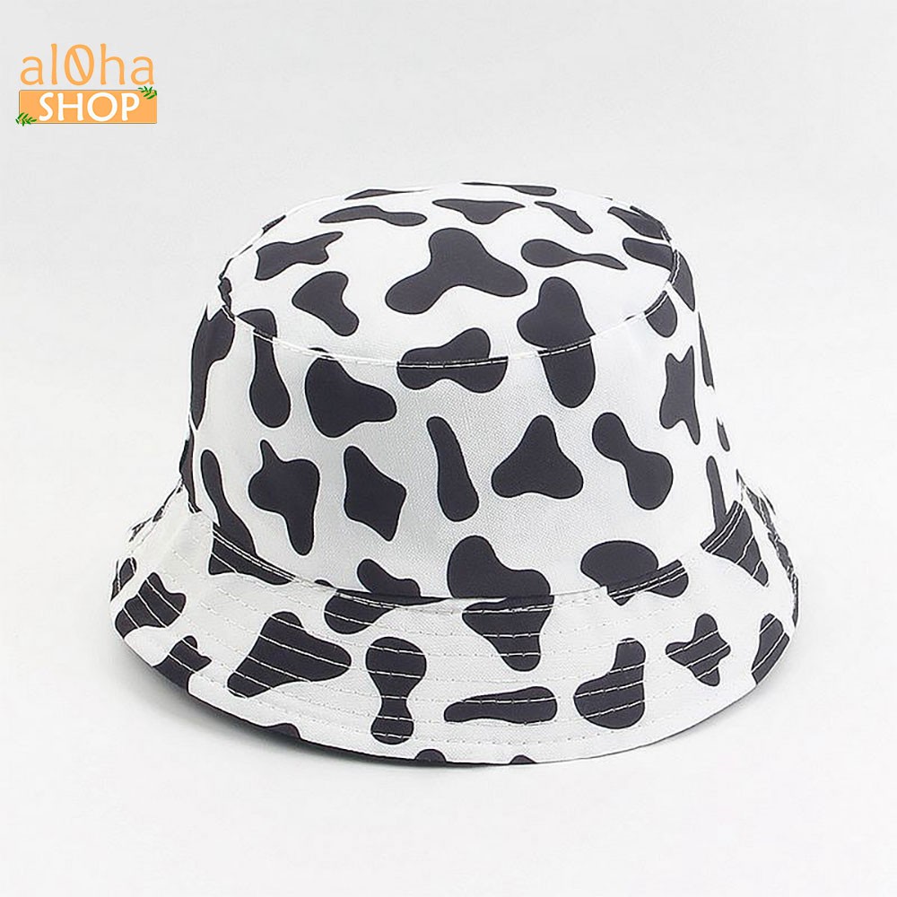 Nón bucket bò sữa ( ngựa vằn) - mũ tai bèo Ulzzang phong cách, cá tính