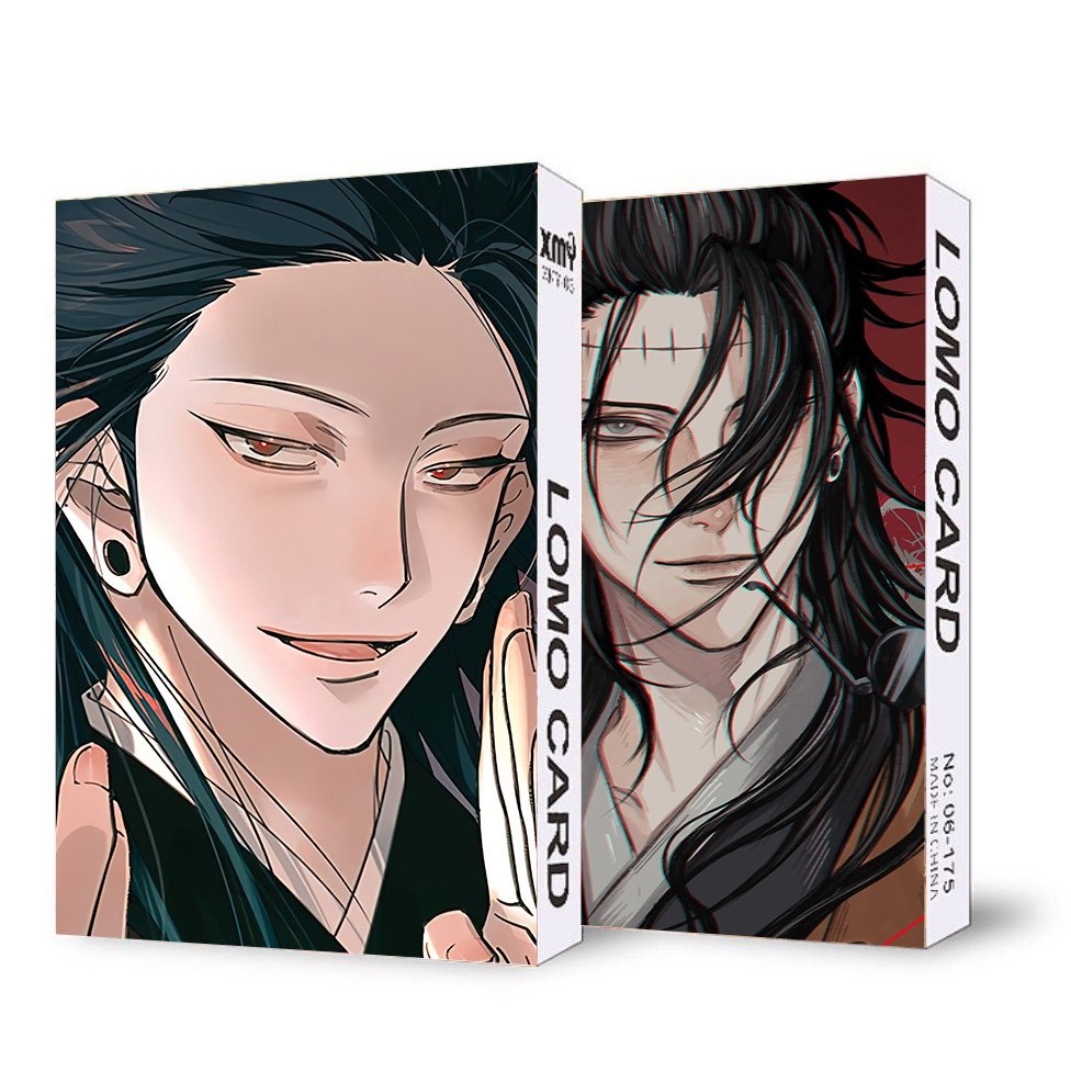 Hộp ảnh lomo in hình nhân vật JUJUTSU KAISEN CHÚ THUẬT HỒI CHIẾN anime chibi 30 tấm