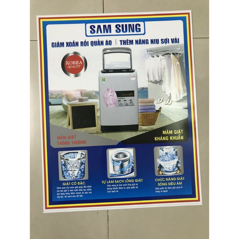 combo 20 tem máy giặt Samsung