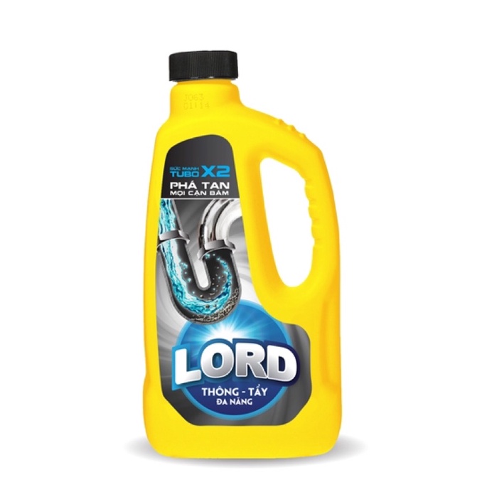 THÔNG TẨY ĐA NĂNG LORD ( TẨY LỒNG MÁY GIẶT, THÔNG TẮC ĐƯỜNG ỐNG NƯỚC, ĐỒ INOX...)