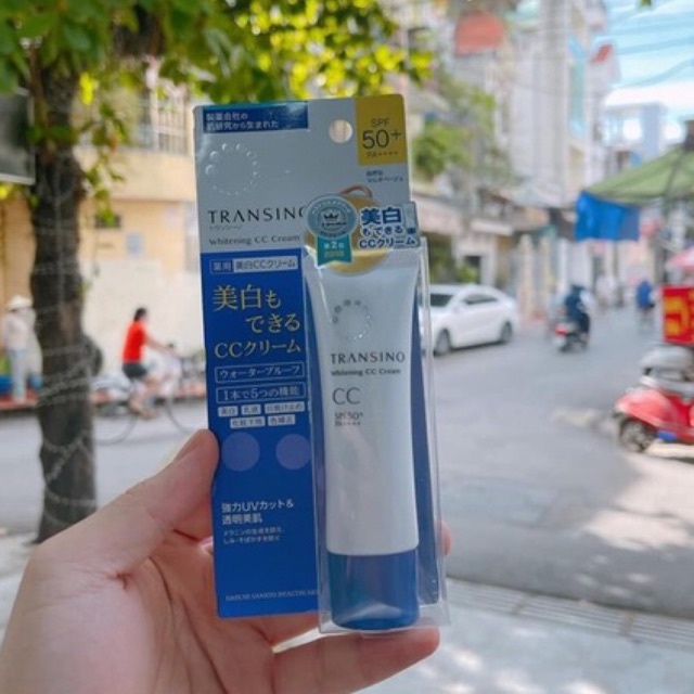 Kem Nền Làm Trắng Và Chống Nắng Transino CC Cream SPF 50+/PA ++++ 30gr | BigBuy360 - bigbuy360.vn