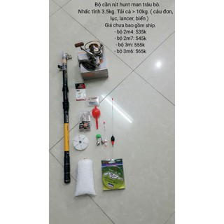 2019 Bộ Cần máy rút trâu bò Hunts Man - LW.