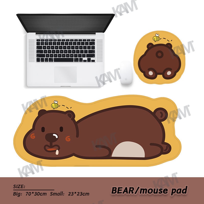 Kam Phim hoạt hình dễ thương tấm lót chuột trò chơi dày tấm lót bàn lớn chống trượt tấm lót chuột máy tính HD in ấn bàn phím văn phòng bàn phím trang trí phòng có thể giặt được