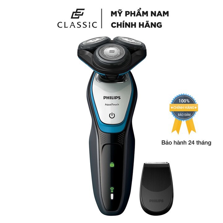 Máy cạo râu khô và ướt Philips S5070 bảo hành 24 tháng GD