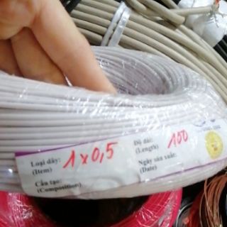 Dây điện 1x0.5 nội cuộn 100m