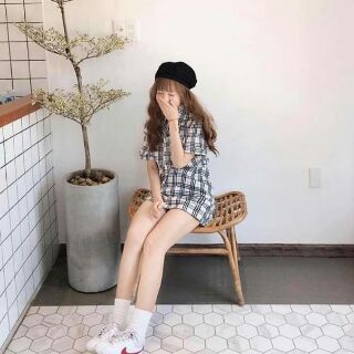 Set trang phục ulzzang + ảnh thật+ có sẵn