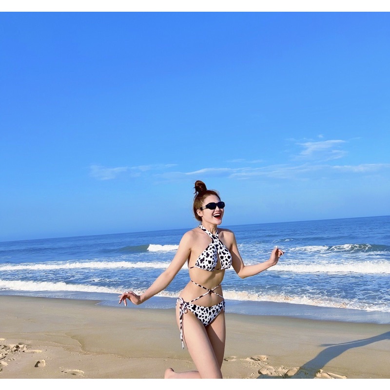 [ MẪU MỚI] Bikini 2 mảnh bò sữa dễ thương
