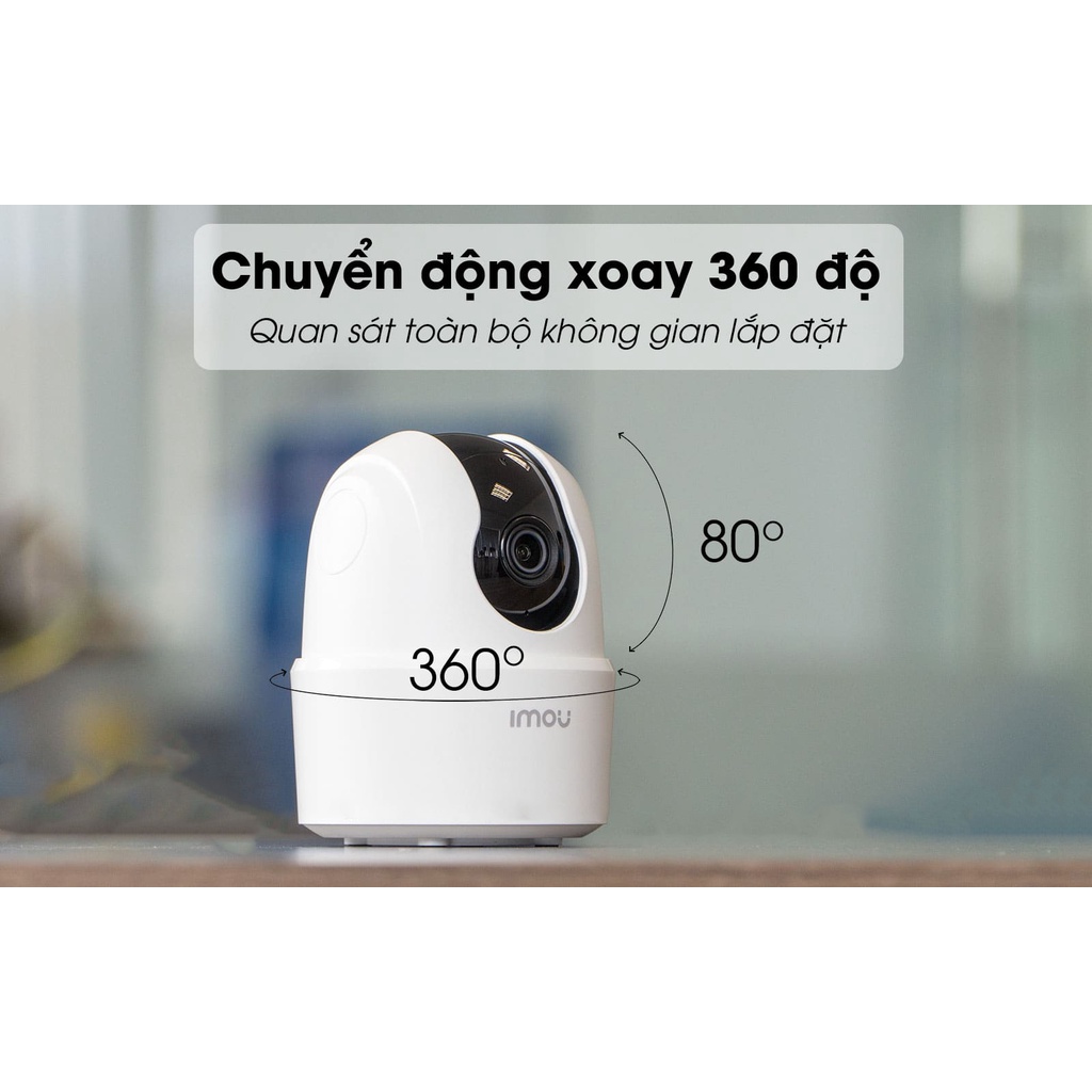 Camera IMOU Ranger 2C phiên bản 2MP/4MP TA22CP xoay 360 kết nối wifi , Theo dõi chuyển động, Bảo hành 2 năm