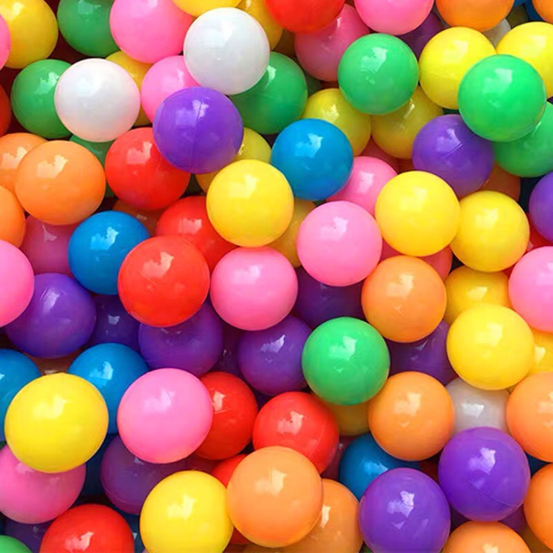 Combo túi 100 quả bóng nhựa mềm cho bé hàng Việt Nam