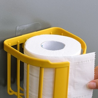 Giỏ Nhựa Dán Tường Đựng Giấy Vệ Sinh (Hàng Mới Về)