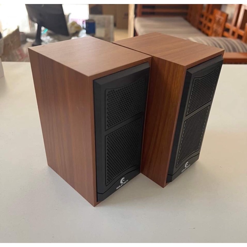 Loa vi tính vỏ gỗ loa M22 chính hãng