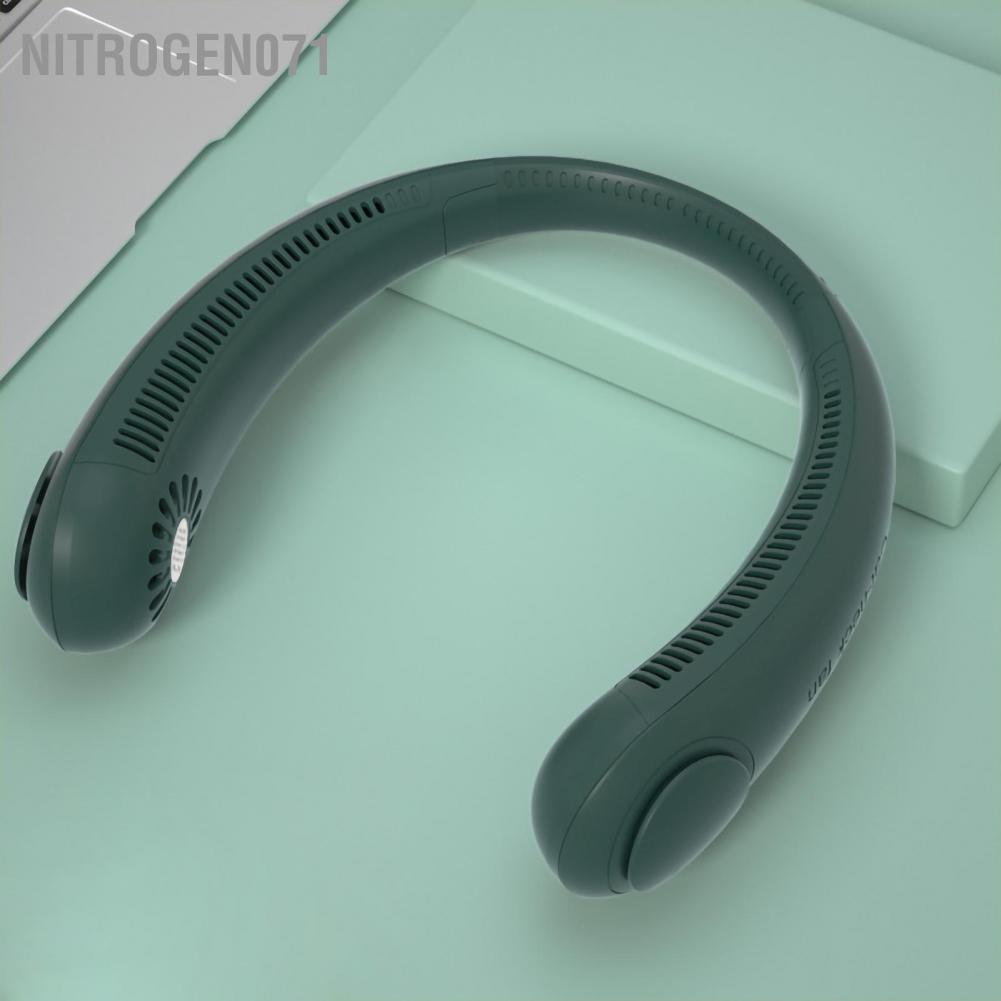 Nitrogen071 Siêu Phẩm Hè 2022 Quạt Đeo Cổ Parrot USB Mini Tích Điện Không Cánh Tiện Lợi, Thời Trang, Dáng Thể Thao
