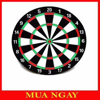 Bảng Phi Tiêu Chân Kim 15 Inch 2 Mặt Kèm 6 Phi Tiêu Hot Hit