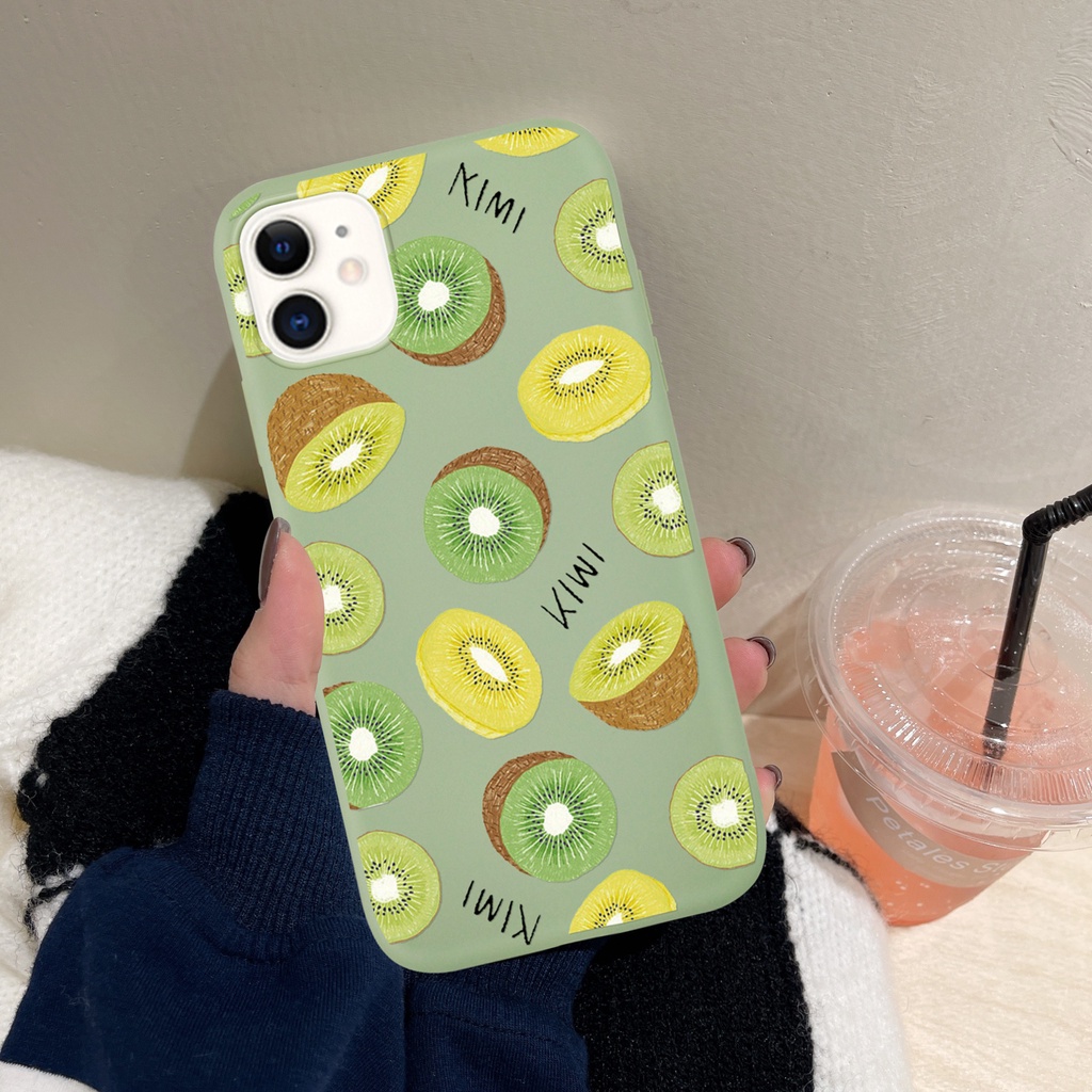 Ốp điện thoại mềm họa tiết trái cam/kiwi đẹp mắt dành cho IPhone 13 12 11 Pro ProMAX 6 6plus 8 Plus 7 7plus Se2020 X XS XR XSMAX