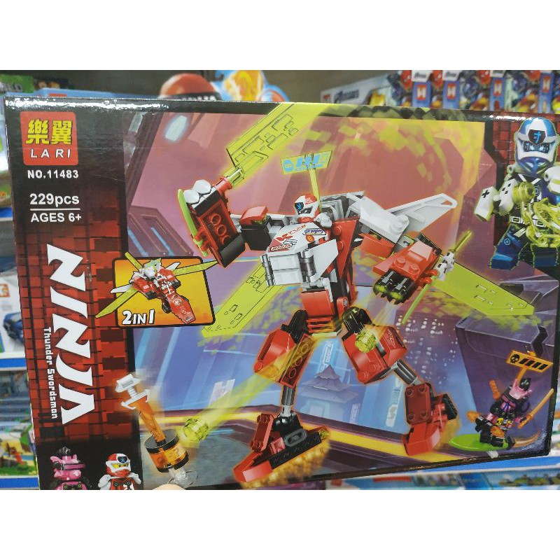 Đồ chơi lắp ghép Lego Ninja 2in1 - Robot biến hình