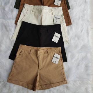 Quần short kaki lật lai nữ