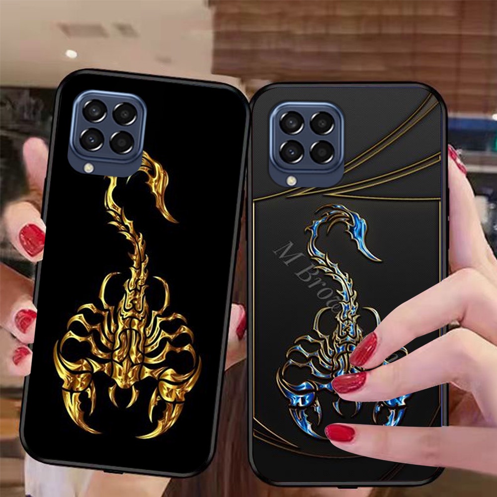 Ốp lưng điện thoại samsung m33, m53, m63, a12 , m12 bộ hình bọ cạp rồng phong cách nam