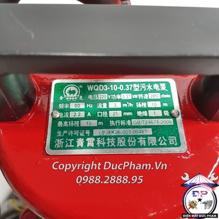 Máy bơm chìm 220V Con thỏ 370W