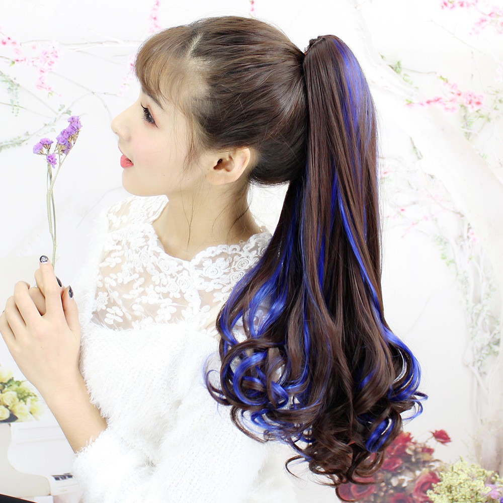 Tóc ngoạm line Xanh Sỉ 55k