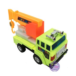 Đồ chơi xe cẩu móc Minh Ký 4 bánh chạy trớn