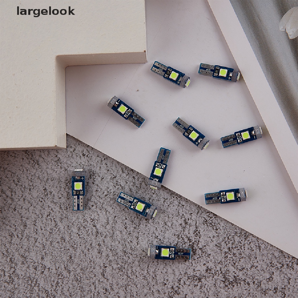 Set 10 Đèn Led T5 12V Cho Nội Thất Xe Hơi ♨Nóng Bỏng