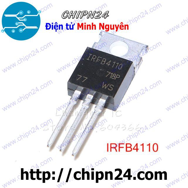 [1 CON] Mosfet IRFB4110 TO-220 100V 120A Kênh N (IRFB4110PBF FB4110 4110)