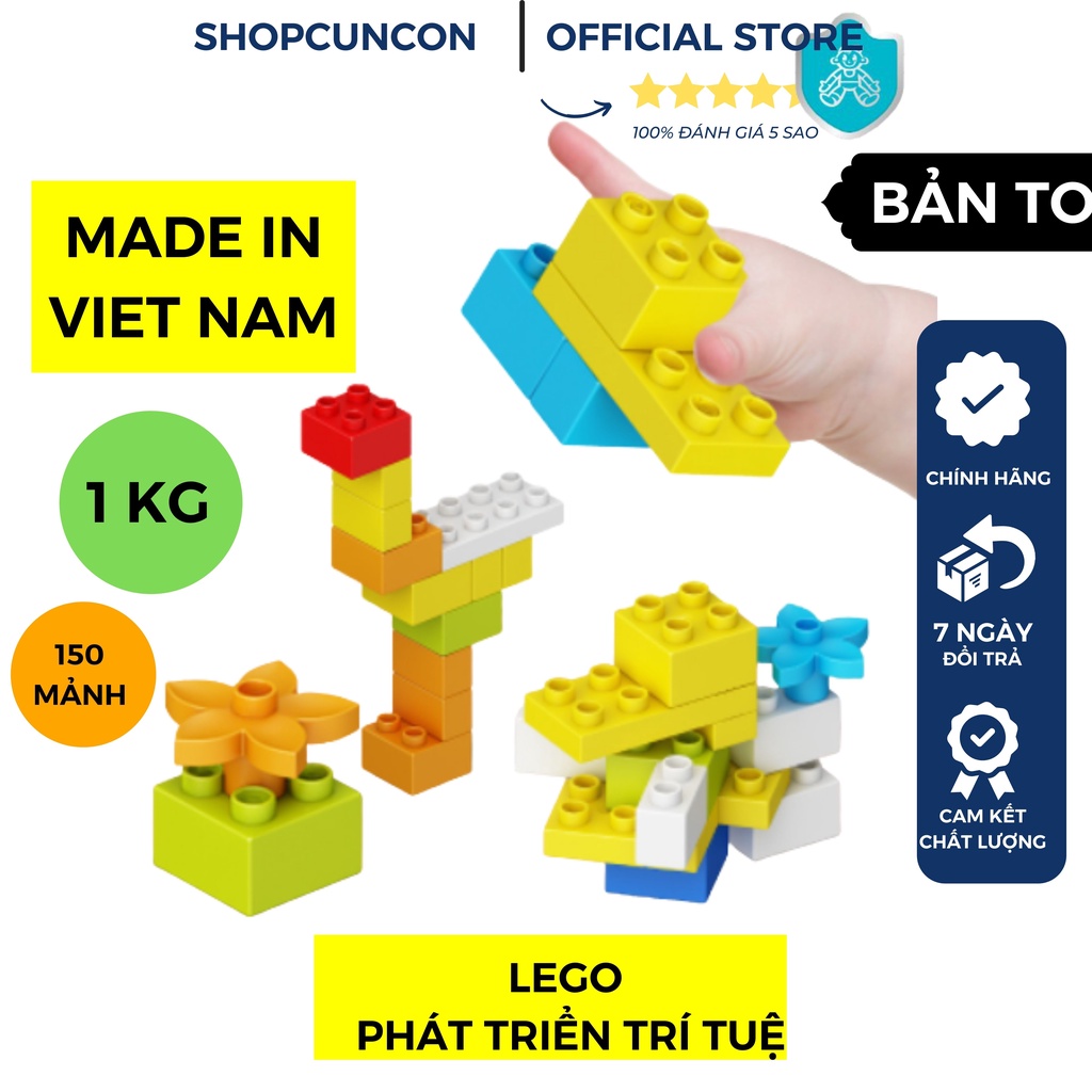 Đồ chơi lắp ghép Lego cho bé Đồ chơi xếp hình lắp ráp sáng tạo Sản xuất tại Việt Nam